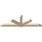 Ekena Millwork Kennewick Smooth Timber Gable Bracket, Douglas Fir, 108"W x 36"H x 5 1/2"D x 5 1/2"F, 8/12 Pitch GBW108X36X0606KEN00SDF - alternate 4